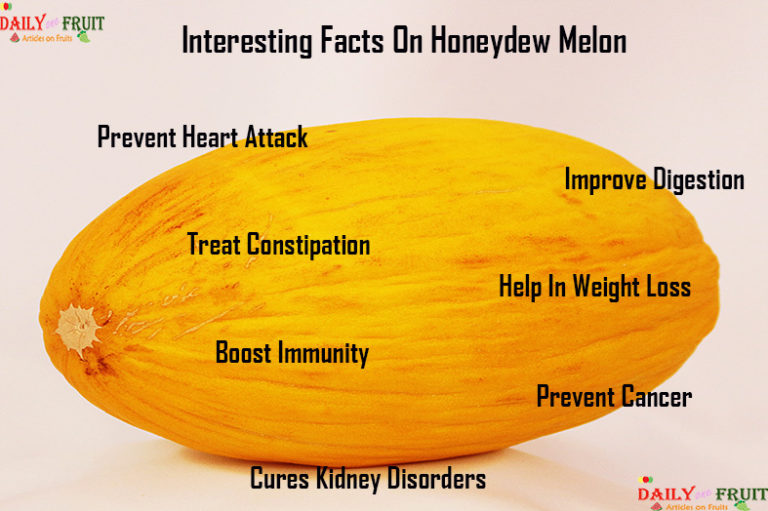 Nutrition chart for Honeydew Melon