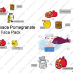 Homemade Pomegranate Face and Hair Pack