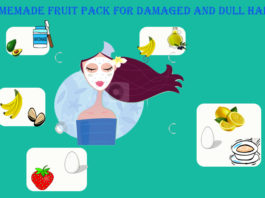 Homemade Fruit Hair pack to reduce damaged and dull hair