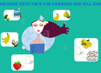 Homemade Fruit Hair pack to reduce damaged and dull hair