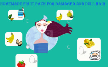 Homemade Fruit Hair pack to reduce damaged and dull hair