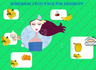 Homemade Fruit pack to treat Dandruff Homemade Fruit packs for Dandruff