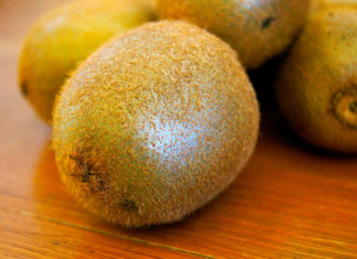 Nutrition chart for Kiwi fruit