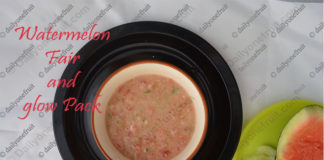 Watermelon Homemade Face Pack for Glowing Skin in Summer Face Pack for Glowing Skin in Summer