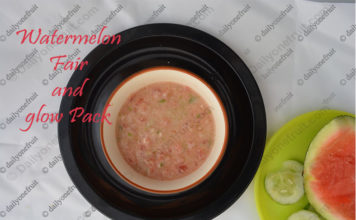 Watermelon Homemade Face Pack for Glowing Skin in Summer Face Pack for Glowing Skin in Summer