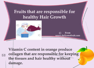 Fruit that are responsible for healthy hair growth Fruit that are responsible for healthy hair growth