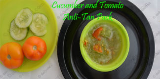 Cucumber and Tomato Anti Tan Pack Cucumber and Tomato AntiTan Pack