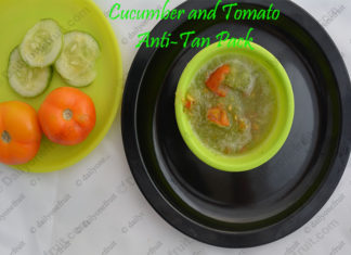 Cucumber and Tomato Anti Tan Pack Cucumber and Tomato AntiTan Pack