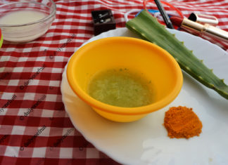 Homemade Aloevera and cucumber Pack Aloevera and cucumber Pack