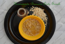 Homemade Banana Oats Honey Exfoliating Face Scrub