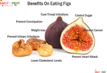 Nutrition chart for Fig Benefits of Fig
