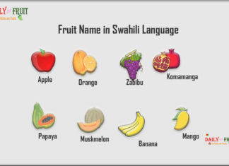 Fruit Name in Swahili Language Fruit Name in Swahili Language