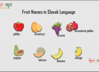 Fruit Names in Slovak Language Fruit Names in Slovak Language