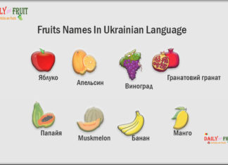 Fruits names in Ukrainian Language Fruits Names In Ukrainian Language