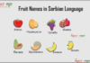 Fruits Names in Serbian Language Fruits name in Serbian