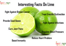 Nutrition chart for lime Interesting Facts On Lime