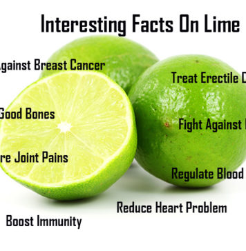 Nutrition chart for lime Interesting Facts On Lime