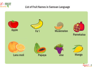 List of Fruit Names in Samoan Language Fruit Names in Samoan Language