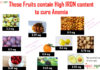 Top 15 Iron content Fruits to cure Anemia fruits with high iron