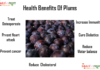 Nutrition chart for Plum health benefits of plums