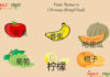 Fruit Name in Chinese Simplified Fruit Name in Chinese Simplified