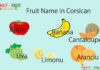 Fruit Name in Corsican Fruit Name in Corsican