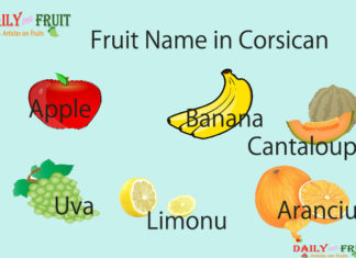 Fruit Name in Corsican Fruit Name in Corsican