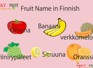 Fruit Name in Finnish Fruit Name in Finnish
