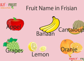 Fruit Name in Frisian Fruit Name in Frisian