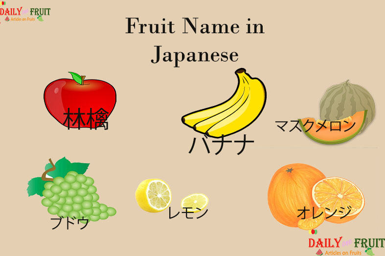 Fruit Names in Japanese