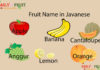 Fruit Name in Javanese Fruit Name in Javanese