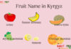 Fruit Name in Kyrgyz Fruit Name in Kyrgyz