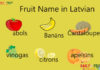 Fruit Name in Latvian Fruit Name in Latvian