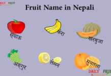 Fruit Names in Nepali Fruit Name in Nepali