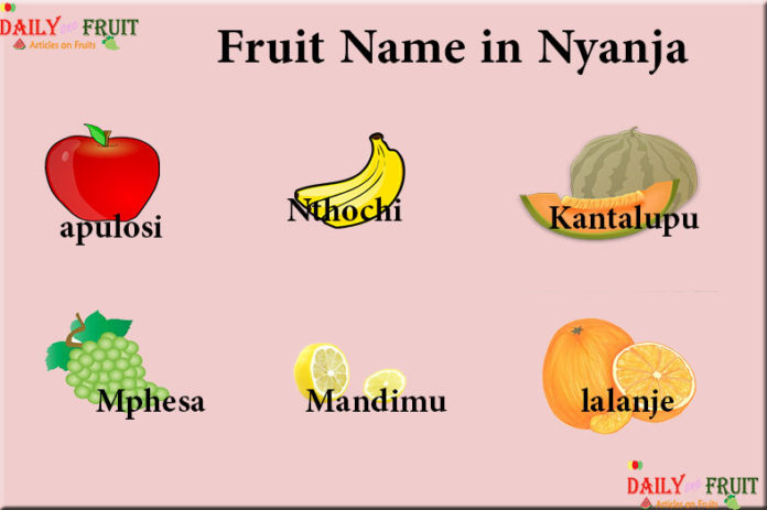 Fruit Names in Nyanja