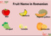 List of Fruit Names in Romanian Language Fruit Name in Romanian