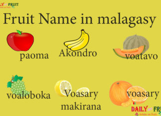 Fruits Name in malagasy Fruit Name in malagasy
