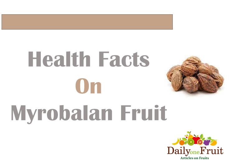 Facts On Myrobalan fruit