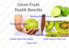 Benefits of Green fruits and list of Green fruits names Benefits of Green fruits