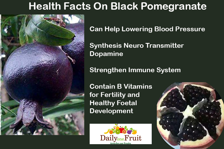 Health Facts On Black Pomegranate