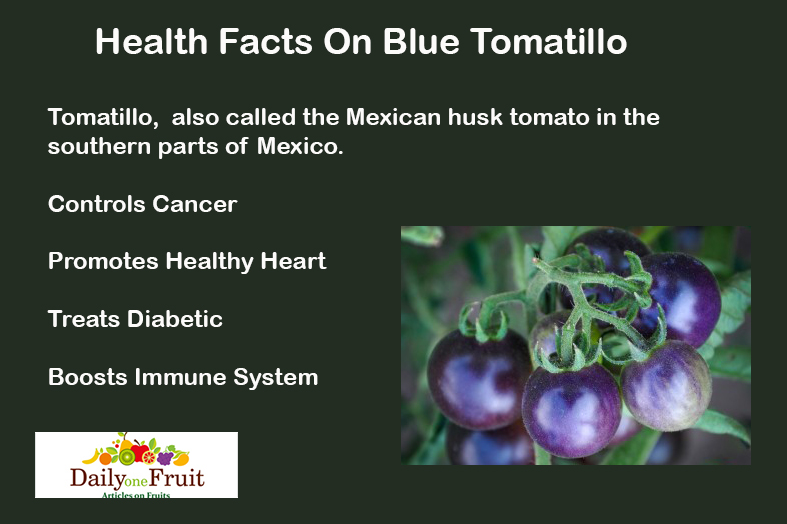 Health Facts On Blue Tomatillo