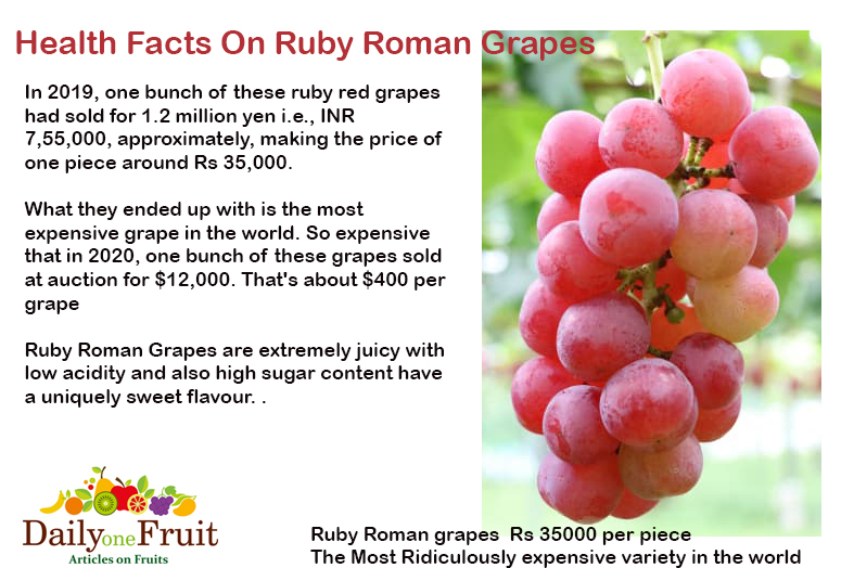 Facts On Ruby Roman Grapes