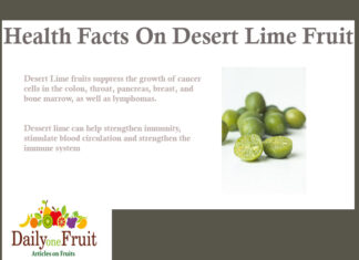 Health Facts on Desert Lime facts on desert lime