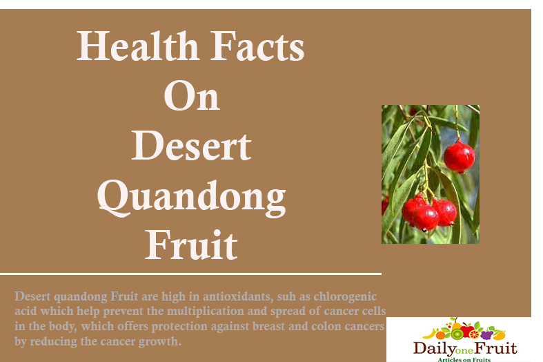 health facts on desert quandong fruit